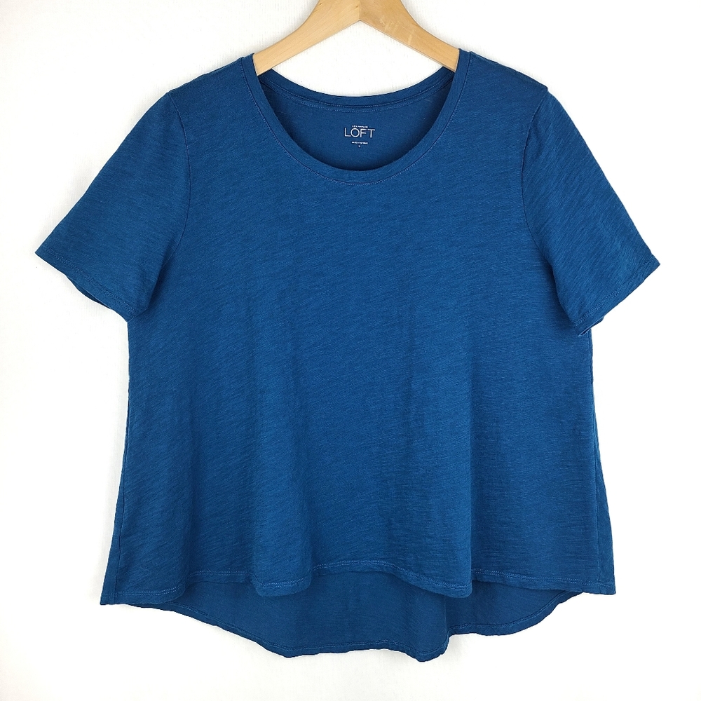 LOFT Hi/Low Short Sleeve Tee